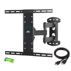 Mounting Dream MD2383 TV Wall Mount Bracket untuk Sebagian Besar Inch LED, LCD, OLED dan Plasma Layar Datar TV dengan Full Motion Swivel Articulating Arm Hingga VESA 400x400mm dan 66 LBS dengan Tilting-Intl