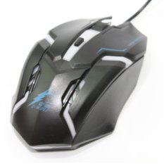 Mouse Gaming T-Wolf LED Chroma (7 warna) Sensitif, Wired, Murah