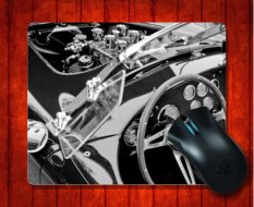 Mouse Pad AC Shelby Cobra Engine Roda Kemudi Landmark Case untuk Mouse Mat 240*200*3mm Gaming Mice Pad-Intl