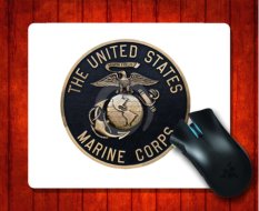 MousePad Deng USMC Korps Marinir Amerika Serikat untuk Mouse Mat 240*200*3mm Gaming Mice Pad- INTL