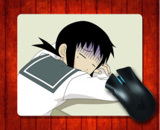 Mouse Pad Kaga Ai Sayonara Zetsubou Sensei Anime Halus untuk Mouse Mat 240*200*3mm Gaming Mice Pad-Intl