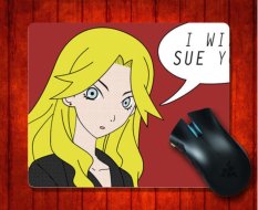 MousePad Kimura Kaere Sayonara Zetsubou Sensei26 Anime untuk Mouse Mat 240*200*3mm Gaming Mice Pad- INTL