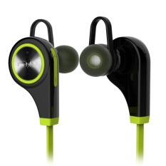 MPOW Magneto Wearable Wireless Stereo Bluetooth V4.0 Headset SportsIn-ear Earphone with Mic Volume Control Green - intl