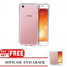 MR BUY 1 Get 1 Bonus Soft Case Anti Crack Vivo Y55 / Anti Shock Case Vivo Y55 / Casing Vivo / Case Hp - Clear