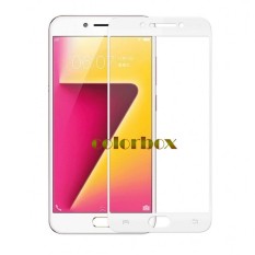 MR Vivo V5 Screen Protector Full Screen White Vivo V5 / Tempered Glass Vivo V5 / Anti Gores Kaca Vivo V5 / Tempered Glass Vivo V5 Full Screen Only Depan / Pelindung Layar Full Screen Vivo V5 / Anti Gores Vivo V5 Full Layar / Pelindung Kaca Vivo V5 - Putih