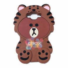 MR Soft Case 3D Samsung Galaxy Grand Prime G530 Kostum Singa Silicone 3D Samsung Grand Prime / Softcase Kartun Bayi Singa SamsungG530 / Case 4D Samsung G530 / Casing Boneka / Casing Samsung / Casing Unik Bear With Baju Singa / Casing Lucu - Coklat