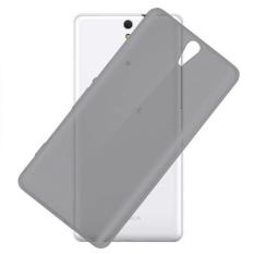 MR Sony Xperia C5 Jelly Case Softcase Softshell - Hitam Transparan