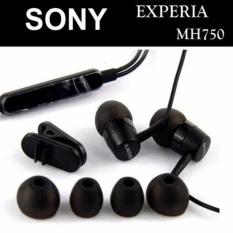 mr Sony Xperia Hansfree Sony mh750 jack 3.5 Accessories MH750 Handsfree Headset - hitam