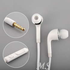 Samsung Original Handsfree / Headset / Earphone J5/S4 Flat Cable With Control Volume - White
