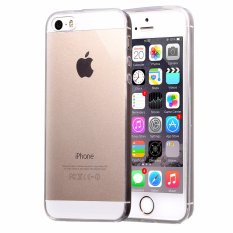 MSK Fleksibel Soft Gel TPU Silicone Skin Slim Tahan Lama Case Cover untuk IPhone 5 5 S Clear