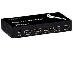 Mt-viki 1*4 Port HDCP HDMI Splitter Ver 1.4b Kotak Logam untuk Full HD 1080 P Mt-sp114