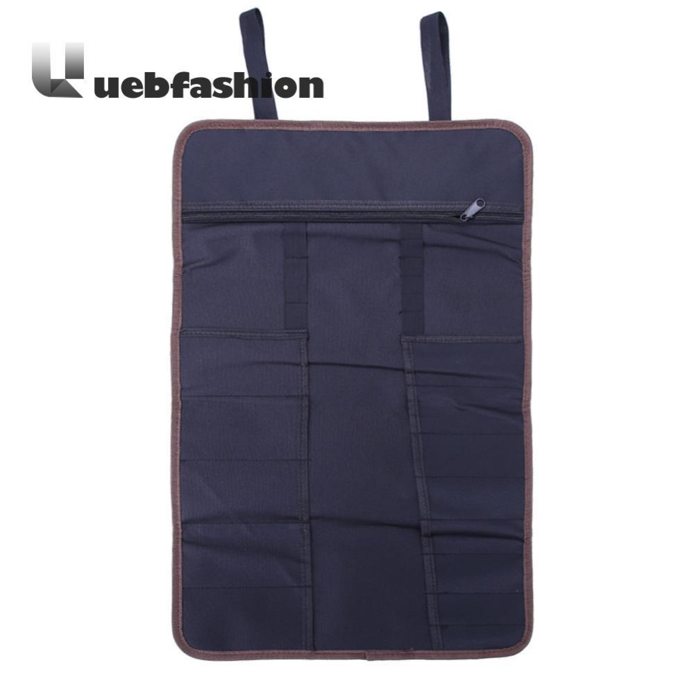 Multifungsi Canvas Pahat Roll Rolling Repair Tool Utility Bag-Intl