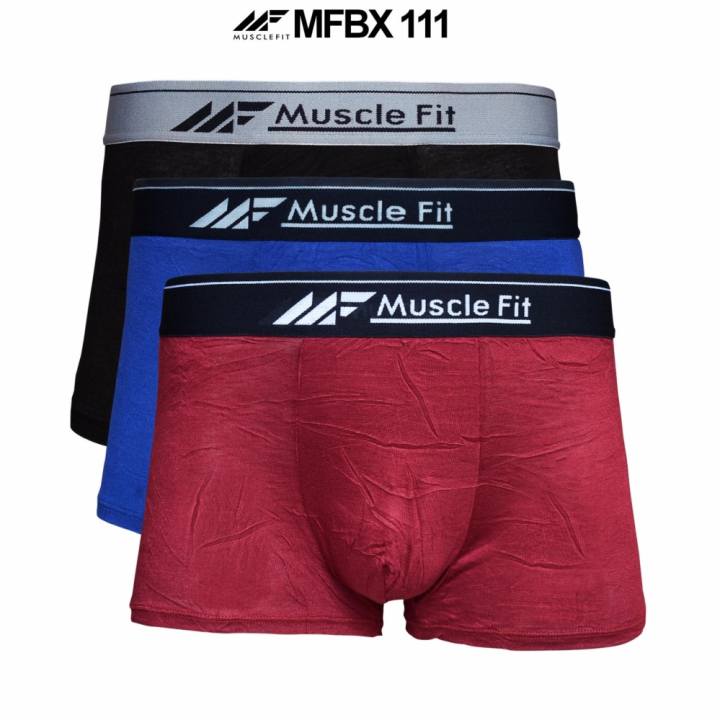 Muscle Fit Celana  Dalam Pria  Boxer MFBX 111 Boxer 3 pcs 