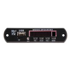 Musik Mobil MP3 WMA Alat Membaca Sandi Balik Papan 12 V Dekoder Audio Modul USB FM Dewan Disebut TF- INTL