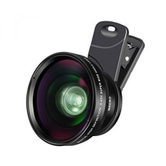 M. Way 2 In 1 Kit Lensa Kamera Profesional HD, 0.45X Super Wide Angle Lens, 12.5X Macro Lens, Lensa Ponsel Klip untuk IPhone 7/7 Plus/6 S/6 S Plus/6/ 5, samsung & Kebanyakan Smartphone-Intl