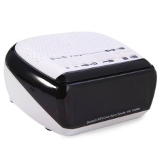 MX-018 Nirkabel Bluetooth 2.1 Digital Alarm Clock LED Speaker (Putih)-Intl