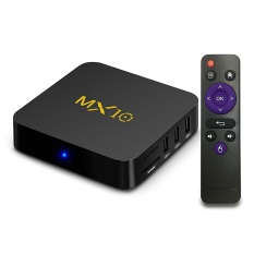 TV BOX MX10 Android AN WIFI VP9 HDMI USB3.0 - Hitam-Intl