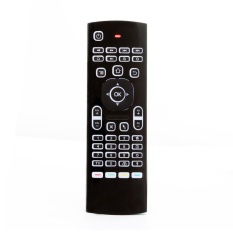 MX3-L 2.4G Wireless Air Mouse Keyboard 6-Axis Controller with Voice Remote (Black) - intl