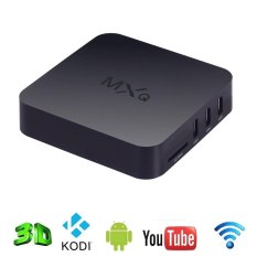 MXQ Quad Core WIFI XBMC Kodi Full HD 1080 P Smart Set TV BOX 1g + 8 GB Media Player (Kirim UK Plug) -Intl