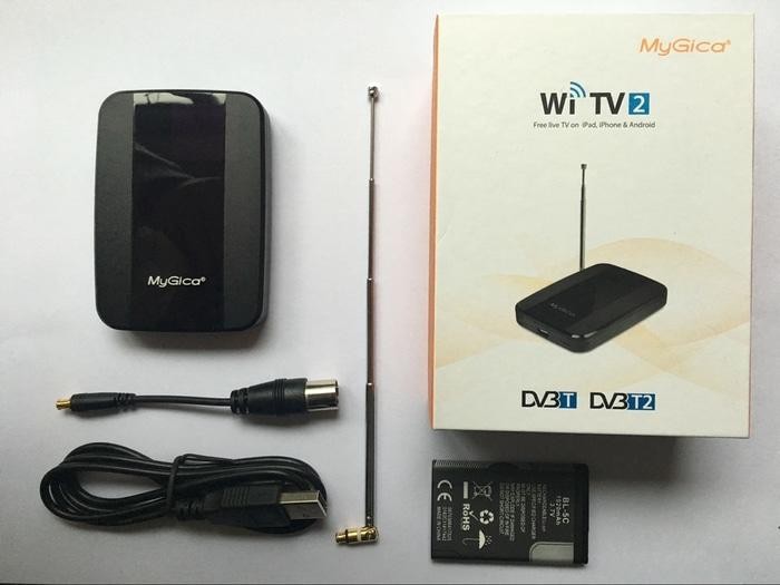 Mygica WI TV2 Wireless TV Tuner DVB-T2 For Android & Apple Ios