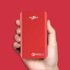 Naxen Power Bank Slim Metal Real Capacity 10000mAh 18W Quick Charger 3.0 Qualcomm Charger Dual USB Port Powerbank External Battery For Iphone Samsung Xiaomi Oppo Vivo Phone