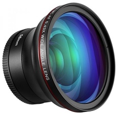 Neewer 58mm 0.43X HD Wide Angle Lens dengan Macro Close-Up Portion Lensa Tidak Ada Distorsi untuk Canon EOS Rebel 700D 650D 600D 550D 500D 450D 400D 350D 100D DSLR Kamera-Intl