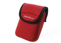 NEOpine Elastis Segitiga Sarung Kamera Neoprene untuk Canon SX700 HS (Merah)