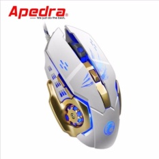 Baru 3200 Dpi Wired Gaming Mouse Profesional Macro Program Gamer 6 Tombol USB Optical Game Komputer Tikus untuk PC Laptop Desktop-Internasional