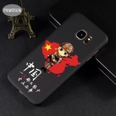 BARU 3D Lukisan Embossed Fashion Pola Mat Plastik/PC Phone Case Anti Fall Phone Case Ponsel Case/ Telepon Shell/Telepon Cover/Ponsel Pelindung untuk Samsung Galaxy S7 Edge/Samsung Galaxy S7Edge/s7edge