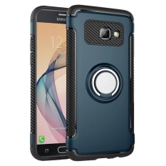 Kedatangan Baru untuk Samsung Galaxy J7 Prime TPU + PC 2in1 Ring Holder Phone Case/Amor Rugged Shockproof Built-In Stand Kendaraan-mount Menyerap Case Cover untuk Galaxy J7 Prime-Intl