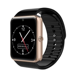 Baru Kedatangan GT08 Smart Watch Clock Sync Notifier Mendukung SIM TF Kartu Konektivitas Apple IPhone Android Ponsel Smartwatch-Intl