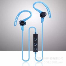 Baru Bluetooth Headset Stereo Gantung Telinga Earphone Wireless Olahraga Bluetooth Headset-Intl