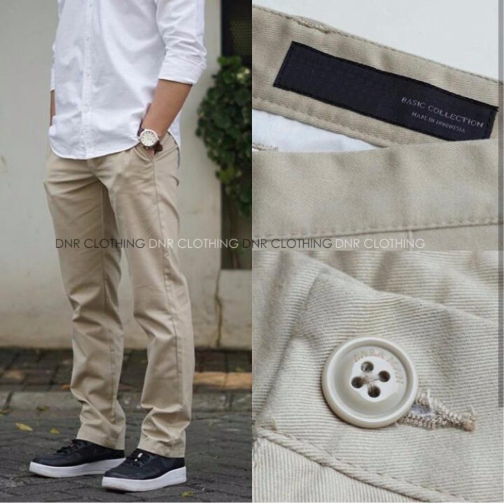 New Celana Chino Pria Ultimate Slimfit - Mocca