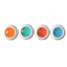 Baru Warna-warni 4 Warnd Filter Lensa Close Up Filter Polaroid Mini 8/7 S Filter Kamera Selam 4 Buah/Kit-Internasional