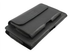 New Connect Leather Case Double Slim Horizontal For Samsung Galaxy Note 5/4/3/2/Asus Zenfone 5 dan iPhone 6/Samsung Galaxy S5/S6 Hitam