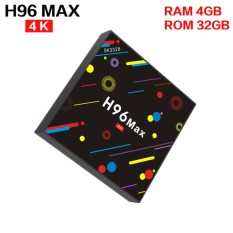 BARU H96 MAX Android 7.1 Smart TV Box Rockchip RK3328 Quad-core 4 GB RAM 32 ROM Kodi Suppot H.265 UHD BT 4 K 5g WIFI Set-top Box-Intl