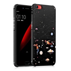 Baru Panas Jual Fashion Lembut Silicone 3D Relief Colorful Painting Protective Case/Anti Jatuh Ponsel Cover/Tahan Guncangan Ponsel Case untuk OPPO R9s (Starry Sky Love) -Intl