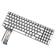 New Keyboard Laptop For ASUS N551 N551J N551JK N551JM N551JQ N551ZU N551Z 9Z.N8BBC.P01 - SILVER (BackLight)
