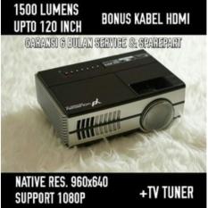 New Projektor Mini LED Proyektor / Infokus YRD 600 1500 Lumens + TV Tuner Versi Terbaru