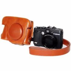 Baru PU Kulit Tas Kamera Kantong Sarung Pelindung untuk Canon PowerShot G15 (Intl)-Intl