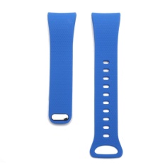 Baru Penggantian Silikon Gelang Tali Jam untuk Samsung Gear Fit 2 Navy-Intl