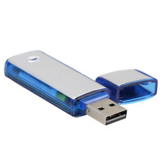 Baru Perak Mini 4 GB Memori USB Pulpen Mata-mata Flashdrive Suara Perekam Suara