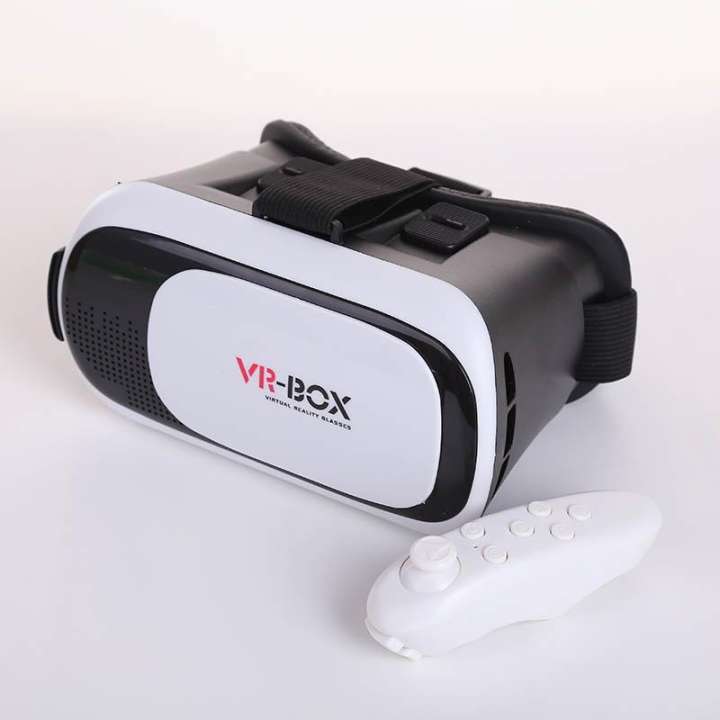 New Smartphones VR BOX 2.0 3D Glasses Bluetooth Remote Gamepad Control