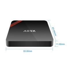 Gaya Baru A95X NEXBOX Amlogic S905X Quad Core Cortex A53 2.0 GHz 64bit Android 6.0 BT 4.0 TV Box RAM 2 GB ROM 16 GB HDMI 2.0 4 K * 2 K WIFI Streaming Media Player EURO-Intl