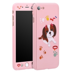NEW STYLE Full Paket 360 Kartun Cute Phone Case Frosted Shell Pelindung Cover Case untuk Apple Iphone 6 Plus 6 Splus 5.5 Inch-Intl