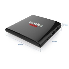 Gaya Baru YunDoo Y6 TV Box Amlogic S905X Quad Core Cortex A53 2.0 GHz 64bit Android 6.0 BT 4.0 RAM 2 GB ROM 32 GB HDMI 2.0 4 K * 2 K 60fps HDR 10 Wifi 2.4G Streaming Media Player US-Intl