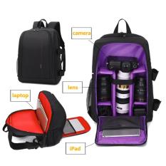 Baru Anti-Air Tas Kamera DSLR Video Foto Ransel untuk Kamera Digital D3200 D3100 D5200 D7100 Kamera Ransel dengan Raincover -Internasional