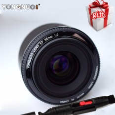 New YONGNUO 35mm Lensa YN35mm F2 Lensa 1:2 AF/MF Wide-Angle Fixed/Prime Auto Focus Lensa untuk Canon EF Gunung EOS Kamera-Intl