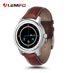 Terbaru Kedatangan Lem1 Smart Watch Smart Watch Wearable Perangkat Penuh HD IPS Layar Bluetooth Jam Tangan untuk Android IOS Mendukung Ibrani Perak