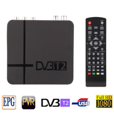 newest Mini HD K2 DVB-T DVB-T2 TV DVB T DVB T2 receiver desktop set top box high definition digital terrestrial receiver - intl